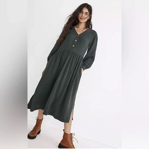 MADEWELL LIGHTSPUN MIDI DRESS SIZE 12